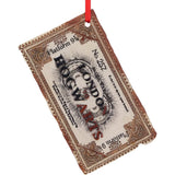 Harry Potter Hogwarts Express Ticket Hanging Ornament - Decorations at Gift Moments