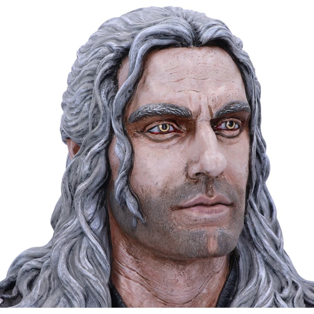 Geralt of Rivia Bust - The Witcher Collectible - Figures & Collectables at Gift Moments