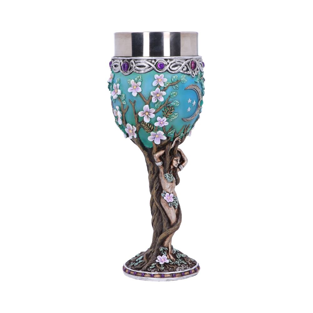 Triple Moon Goddess Maiden Goblet 20.8cm - Goblets & Chalices at Gift Moments