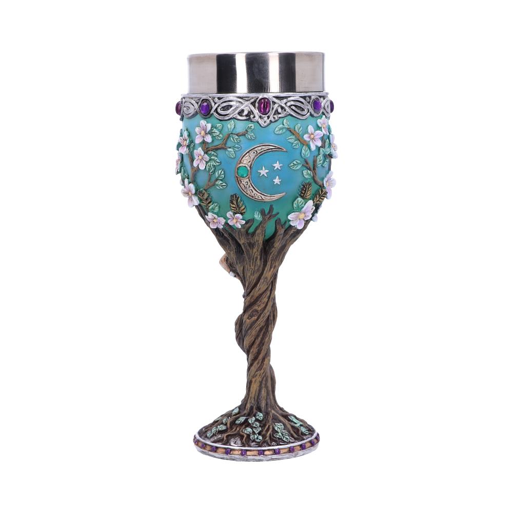 Triple Moon Goddess Maiden Goblet 20.8cm - Goblets & Chalices at Gift Moments