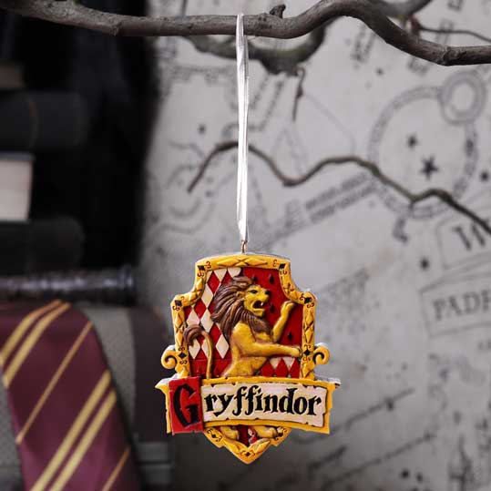 Harry Potter Gryffindor Crest Hanging Ornament - Decorations at Gift Moments