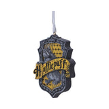 Harry Potter Hufflepuff Crest Hanging Ornament - Decorations at Gift Moments