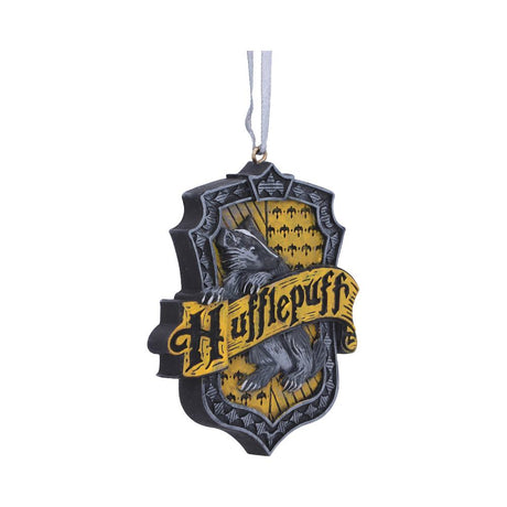 Harry Potter Hufflepuff Crest Hanging Ornament - Decorations at Gift Moments