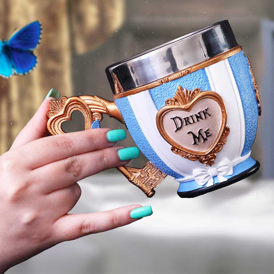 Pinkys Up Alice Cup with Key Handle - Cups at Gift Moments