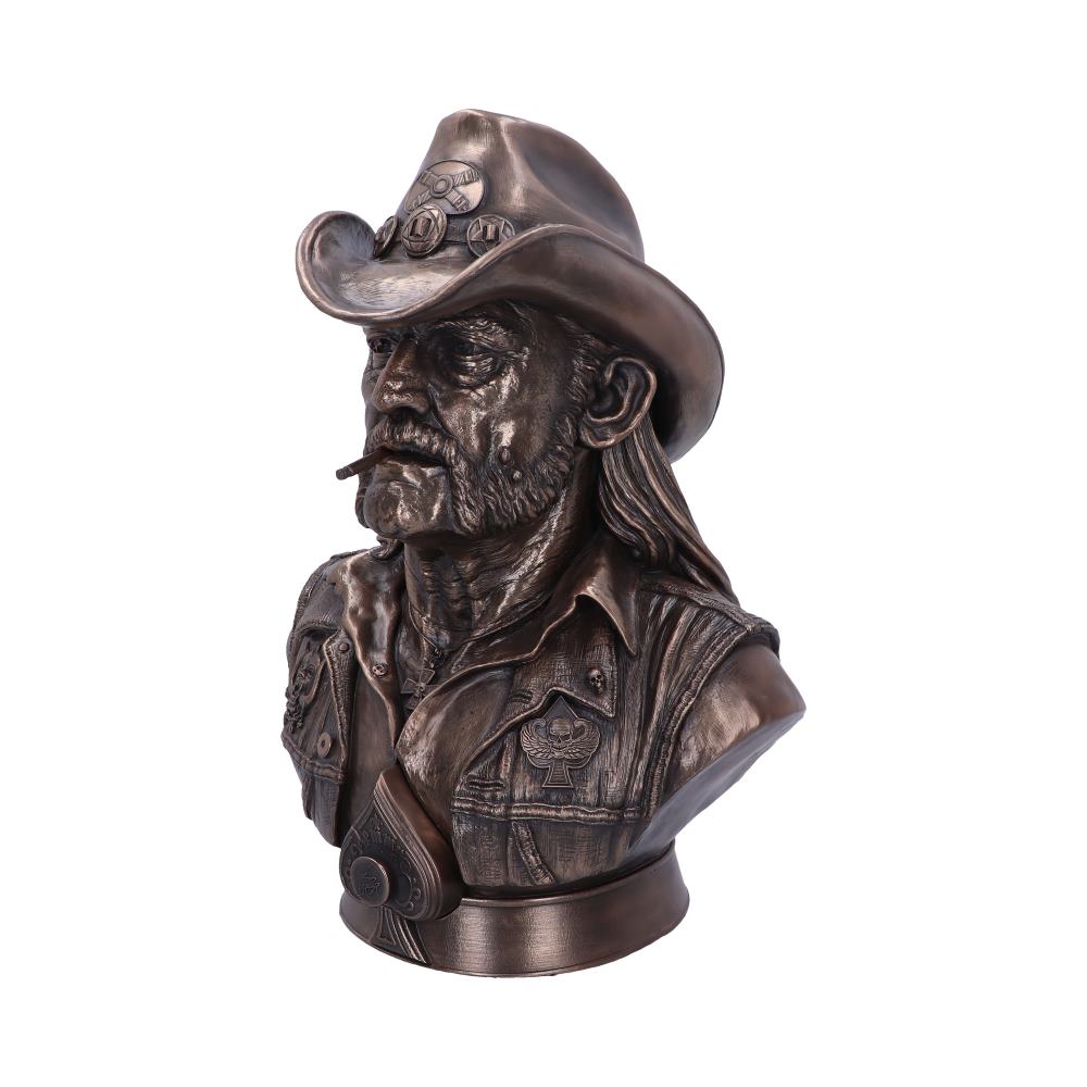 Motorhead Lemmy Bronze Bust 35cm - Figures & Collectables at Gift Moments