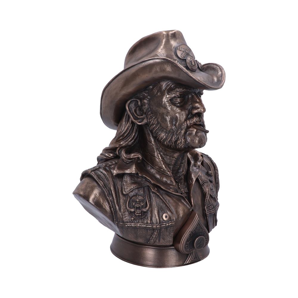 Motorhead Lemmy Bronze Bust 35cm - Figures & Collectables at Gift Moments