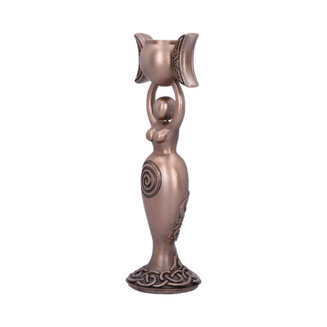 Exclusive Bronze Spiral Goddess Candle Holder 20.3cm - Candles & Holders at Gift Moments