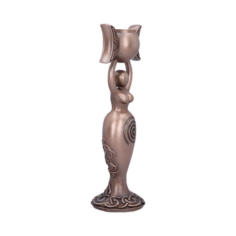 Exclusive Bronze Spiral Goddess Candle Holder 20.3cm - Candles & Holders at Gift Moments