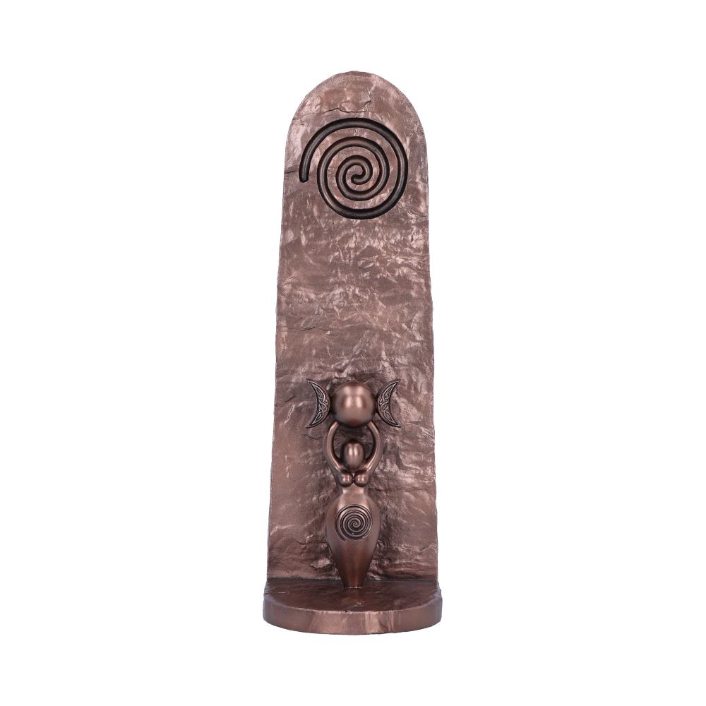 Exclusive Bronze Spiral Goddess Incense Holder 23.5cm Default Title - Incense Holders at Gift Moments