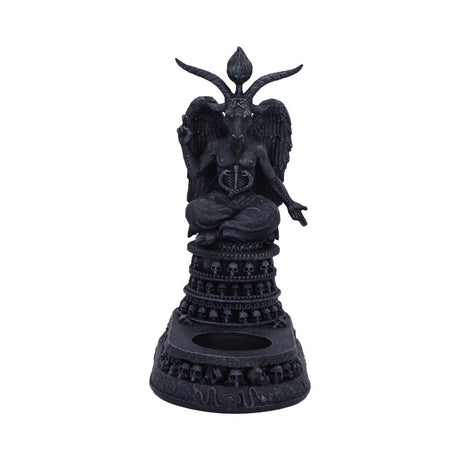 Exclusive Baphomet's Devotion Tea Light Holder 17cm Default Title - Candles & Holders at Gift Moments