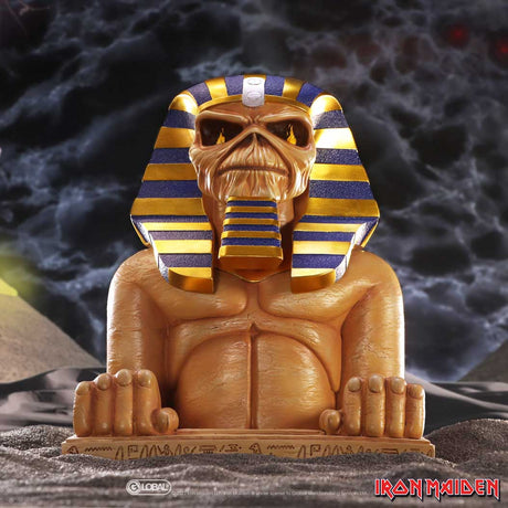 Iron Maiden Powerslave Bust Box - 28cm - Storage at Gift Moments