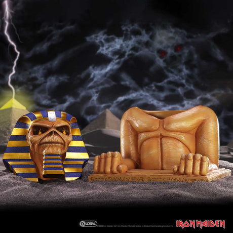 Iron Maiden Powerslave Bust Box - 28cm - Storage at Gift Moments