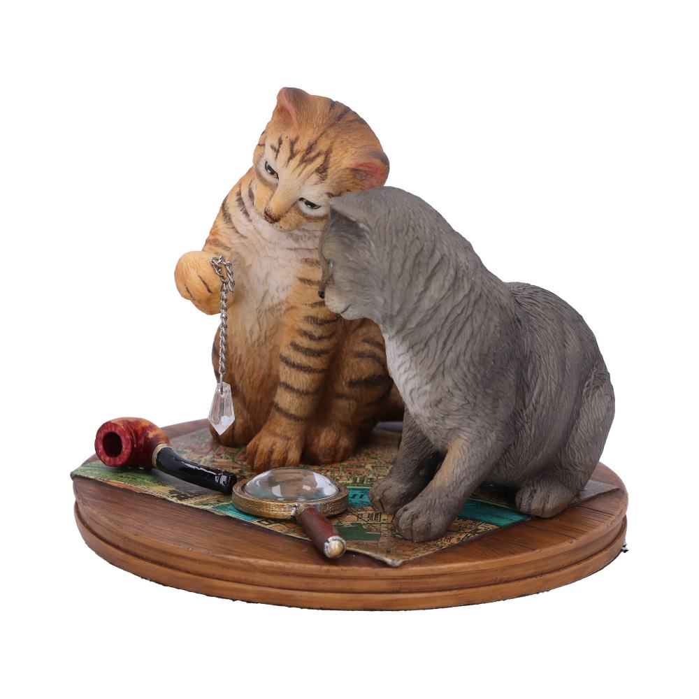 Lisa Parker Purrlock Holmes Cats Figurine 10.5cm - Figures & Collectables at Gift Moments