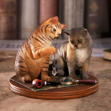 Lisa Parker Purrlock Holmes Cats Figurine 10.5cm - Figures & Collectables at Gift Moments