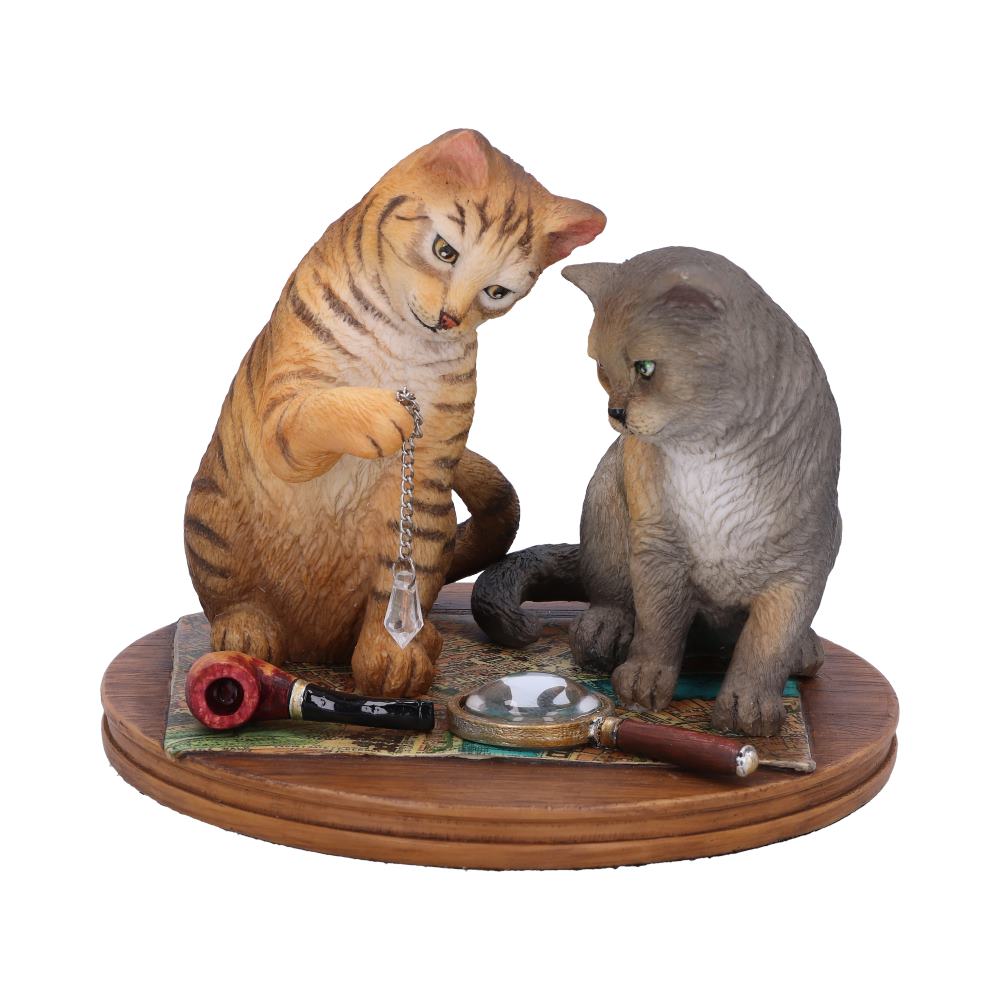 Lisa Parker Purrlock Holmes Cats Figurine 10.5cm Default Title - Figures & Collectables at Gift Moments