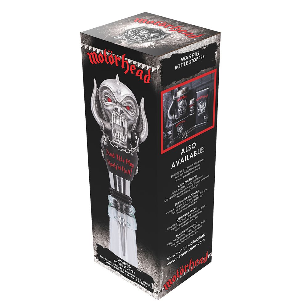 Motorhead Warpig Bottle Stopper - Bottle Stoppers at Gift Moments