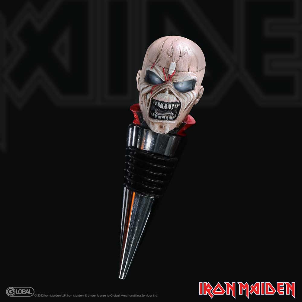 Iron Maiden Eddie The Trooper Bottle Stopper - Bottle Stoppers at Gift Moments