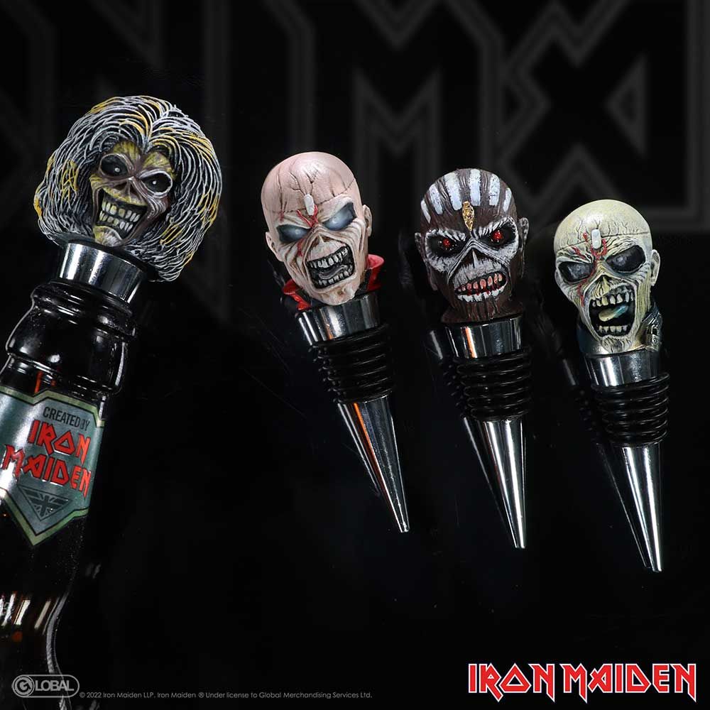 Iron Maiden Eddie The Trooper Bottle Stopper - Bottle Stoppers at Gift Moments