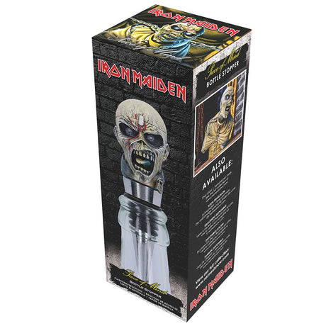 Iron Maiden Eddie Piece of Mind Bottle Stopper - Bottle Stoppers at Gift Moments