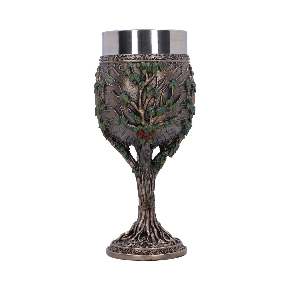 Bronze Mother Earth Goblet 20cm - Goblets & Chalices at Gift Moments