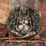 Bronze Mother Earth Wall Plaque 15cm - Wall Hanging Sculptures at Gift Moments