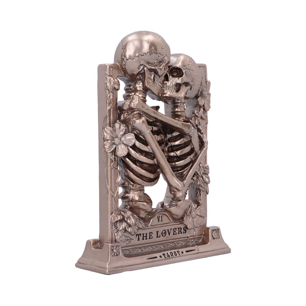 The Lovers Bronze Gothic Skeleton Ornament 20.5cm - Figures & Collectables at Gift Moments