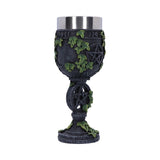 Aged Wiccan Pentagram Goblet 19.5cm - Goblets & Chalices at Gift Moments