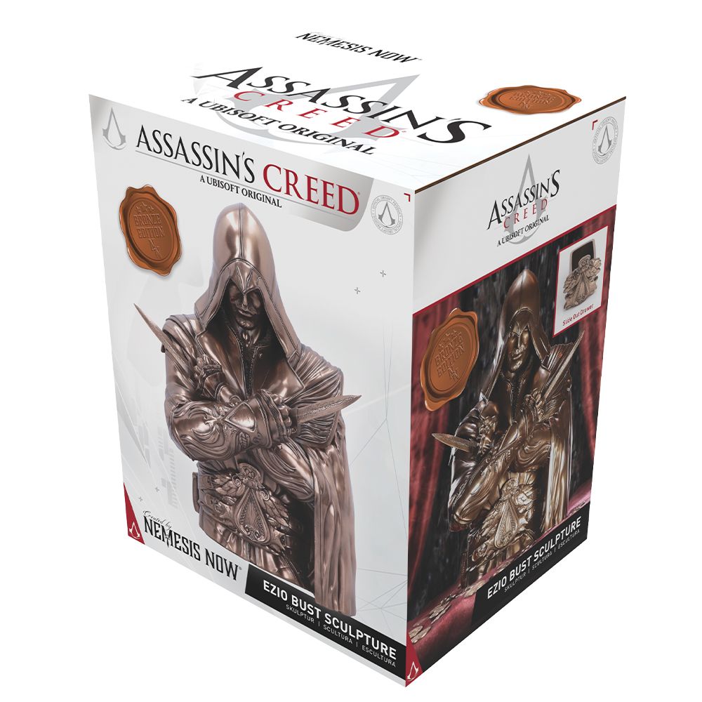 Assassin's Creed Ezio Bust Box Bronze - Storage at Gift Moments