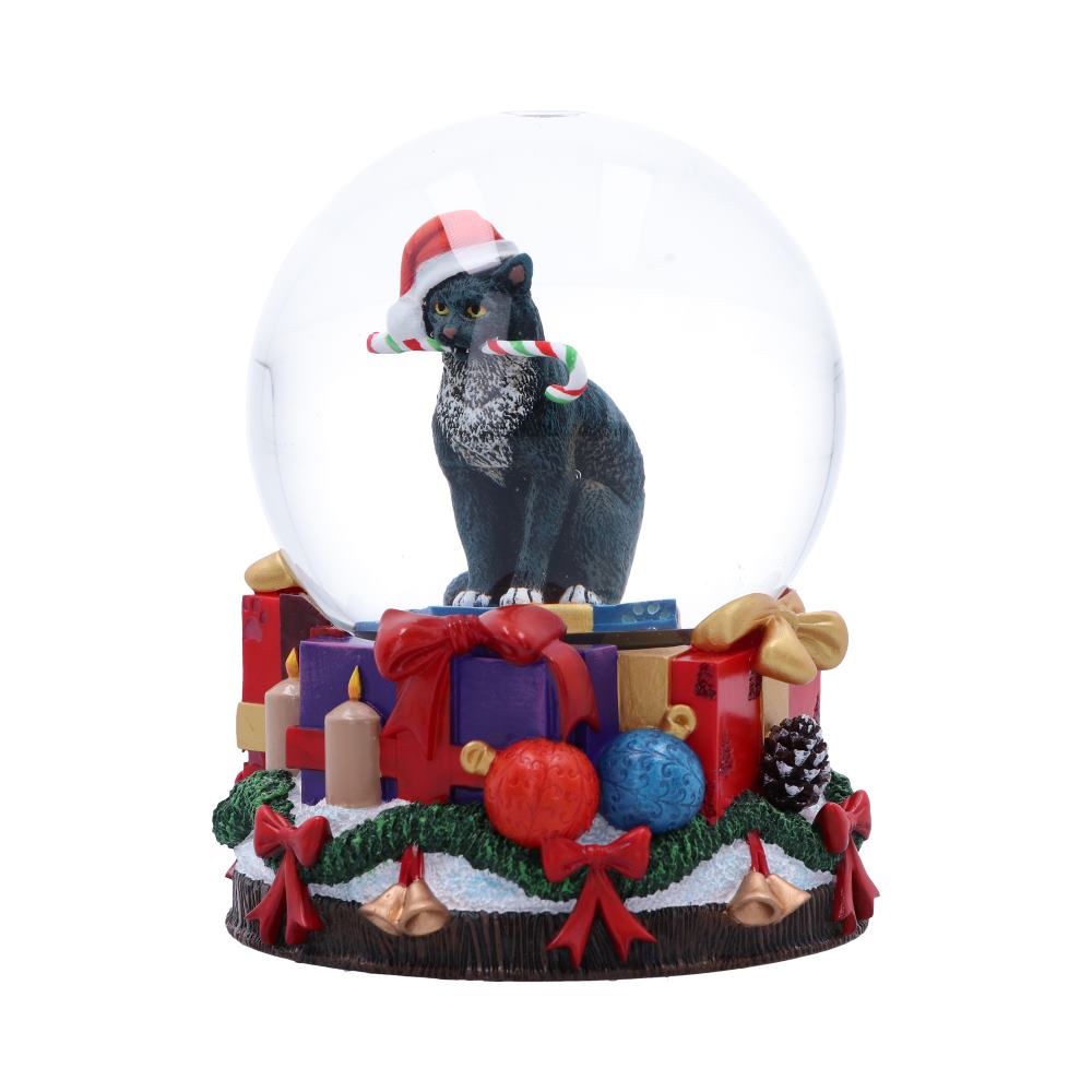 Lisa Parker Krampuss Cat Snow Globe - Snow Globes at Gift Moments