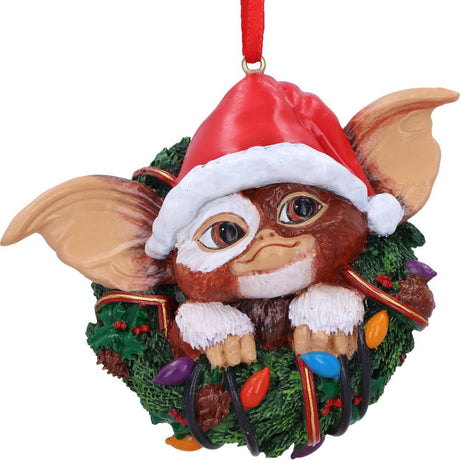 Gremlins Gizmo in Wreath Hanging Ornament - Decorations at Gift Moments