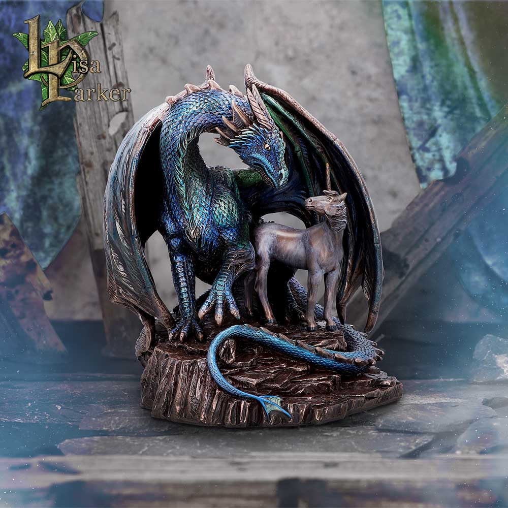 Lisa Parker Protector of Magick Figurine in Bronze - Figures & Collectables at Gift Moments