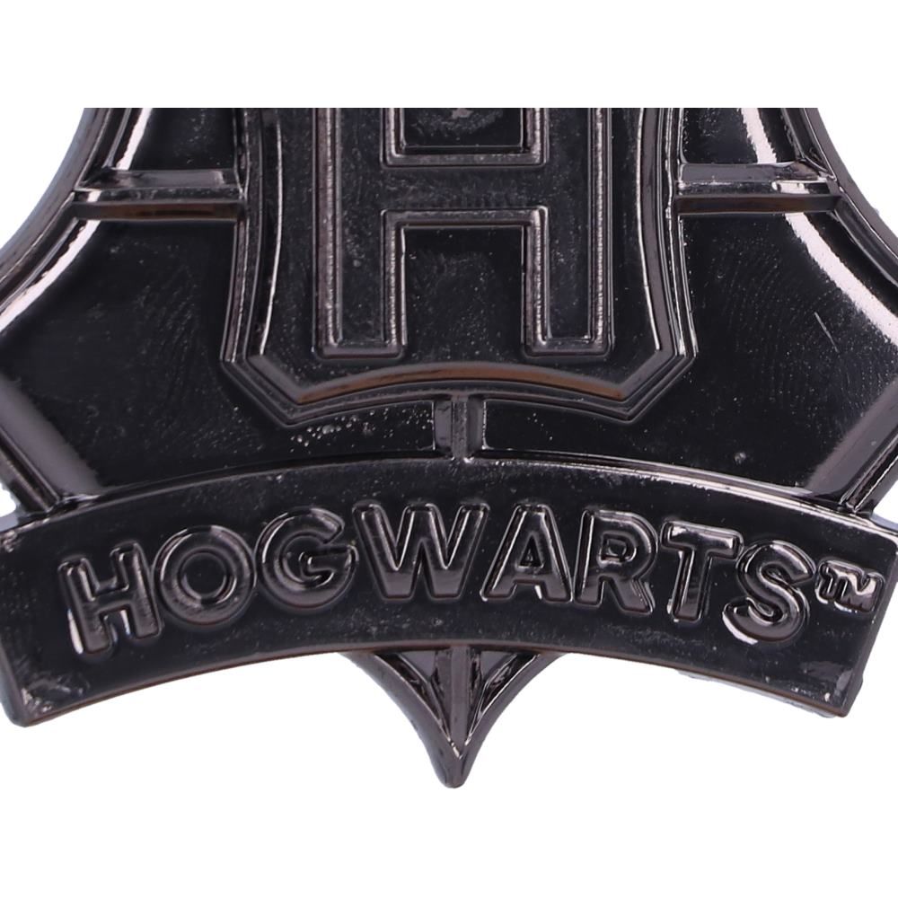 Harry Potter Hogwarts Crest Silver Hanging Ornament - Decorations at Gift Moments