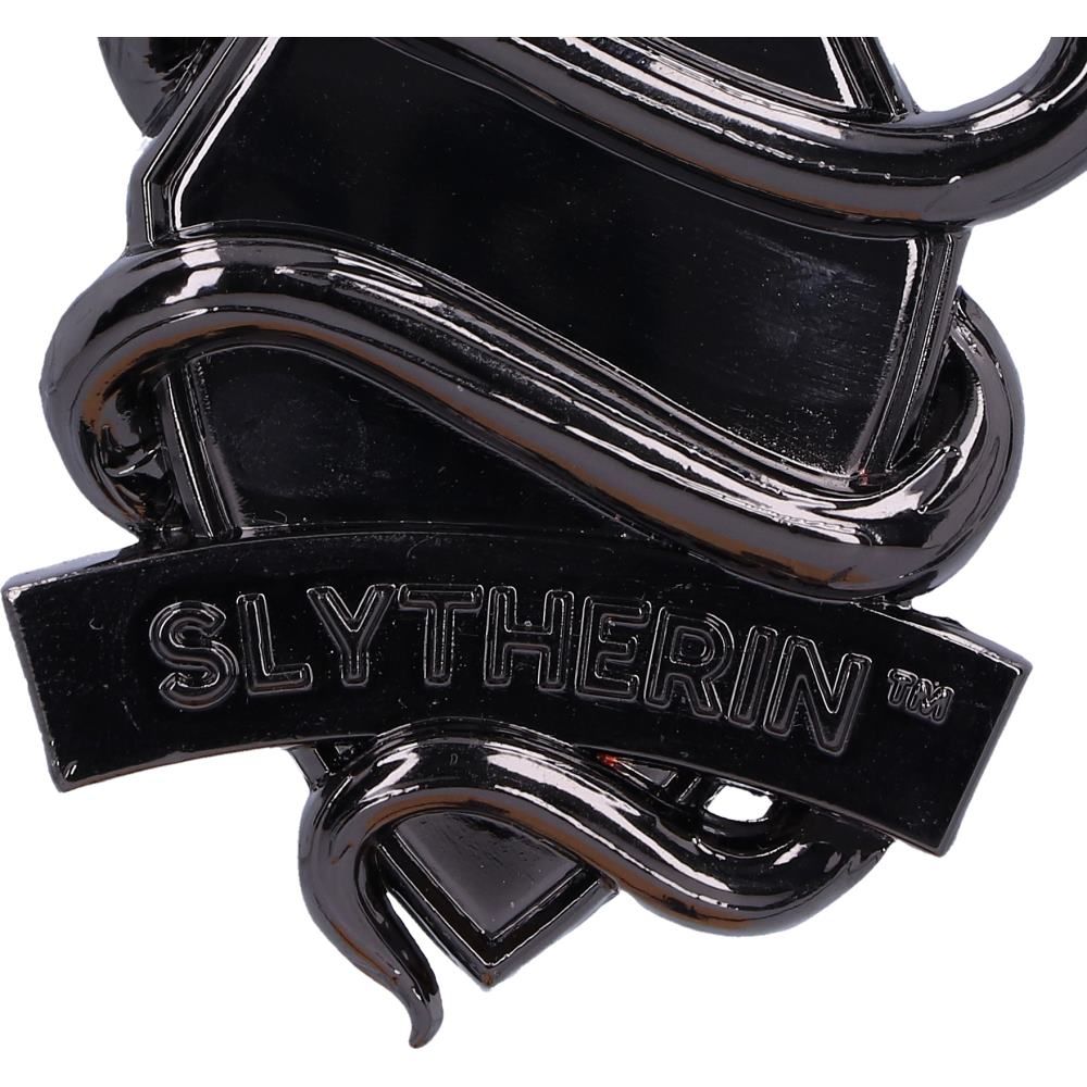 Harry Potter Slytherin Crest Silver Hanging Ornament - Decorations at Gift Moments