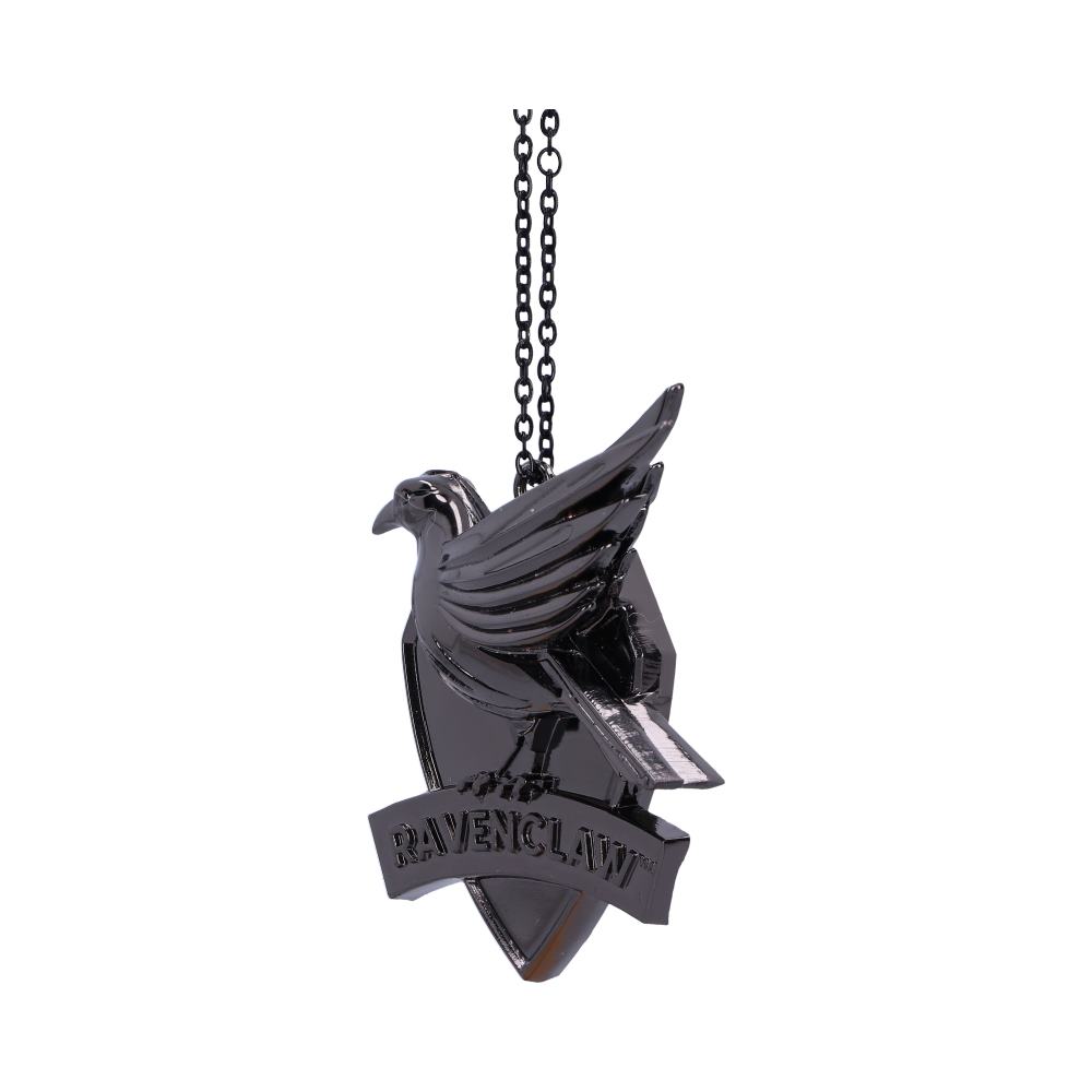 Harry Potter Ravenclaw Crest Silver Hanging Ornament - Decorations at Gift Moments