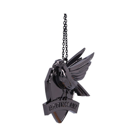 Harry Potter Ravenclaw Crest Silver Hanging Ornament - Decorations at Gift Moments