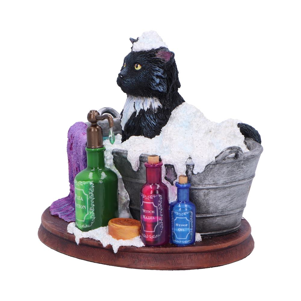 Black Cat Bath Time Figurine by Lisa Parker - Figures & Collectables at Gift Moments