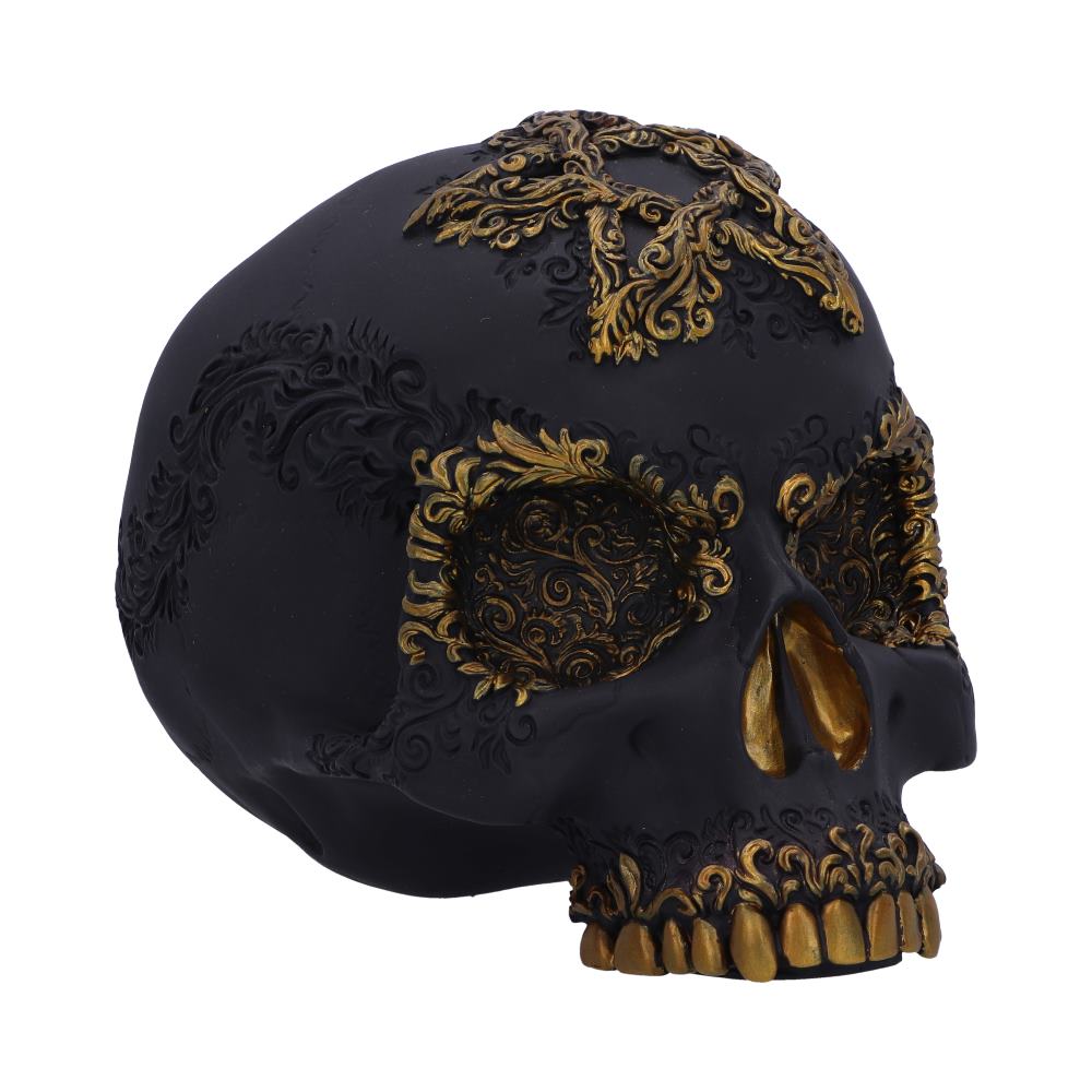 Divine Demise Black and Gold Skull Default Title - Figures & Collectables at Gift Moments