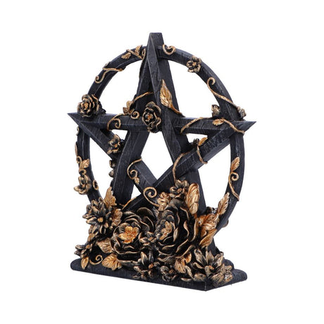 Dark Floral Decorative Pentagram Ornament - Figures & Collectables at Gift Moments