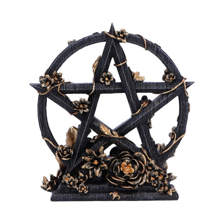 Dark Floral Decorative Pentagram Ornament - Figures & Collectables at Gift Moments