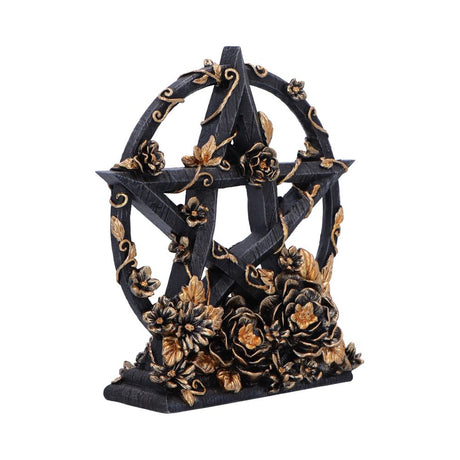 Dark Floral Decorative Pentagram Ornament - Figures & Collectables at Gift Moments