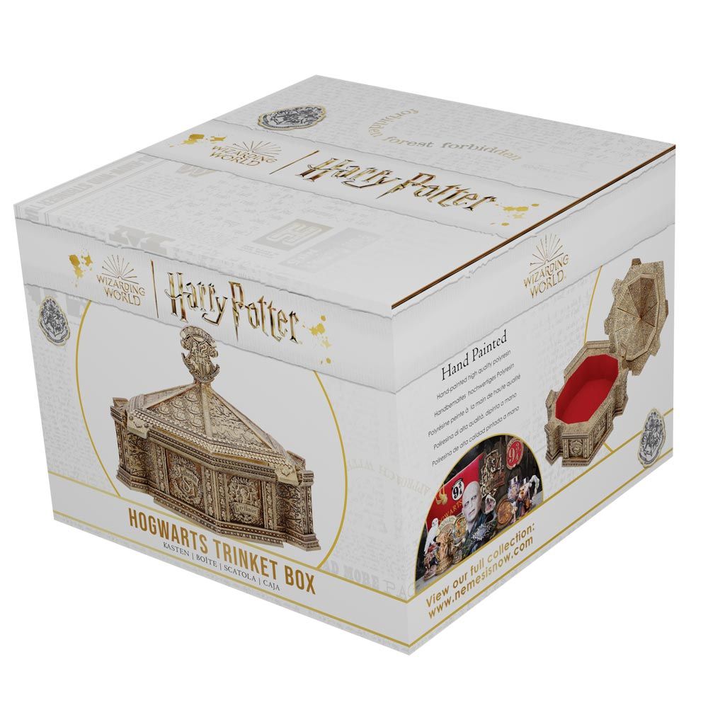 Harry Potter Hogwarts Bronze Trinket Box - Storage at Gift Moments