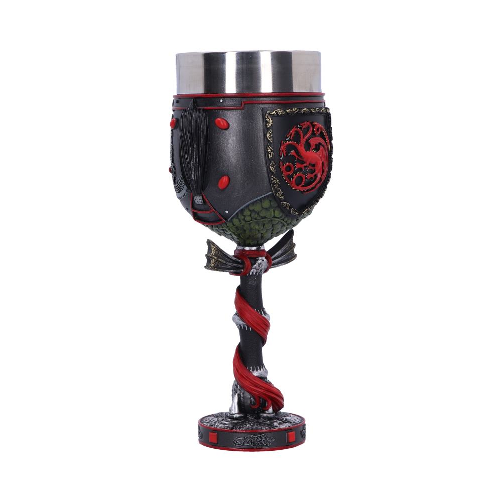 House of the Dragon Daemon Targaryen Crest Goblet - Goblets & Chalices at Gift Moments