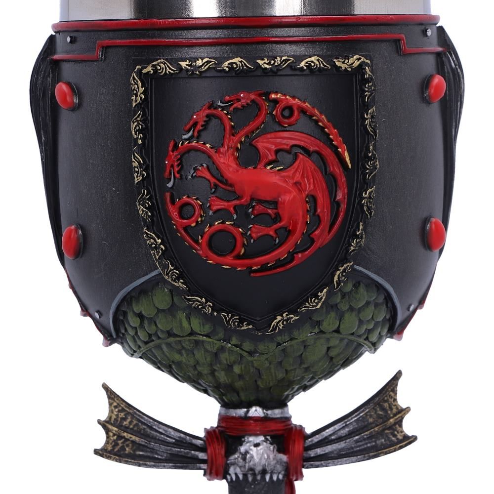 House of the Dragon Daemon Targaryen Crest Goblet - Goblets & Chalices at Gift Moments