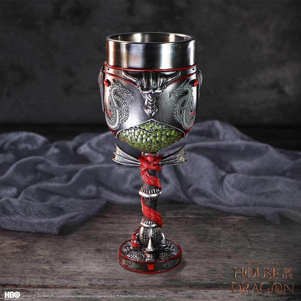 House of the Dragon Daemon Targaryen Crest Goblet - Goblets & Chalices at Gift Moments