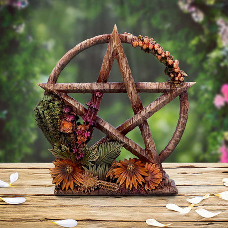 Summer Floral Decorative Pentagram Ornament - Figures & Collectables at Gift Moments