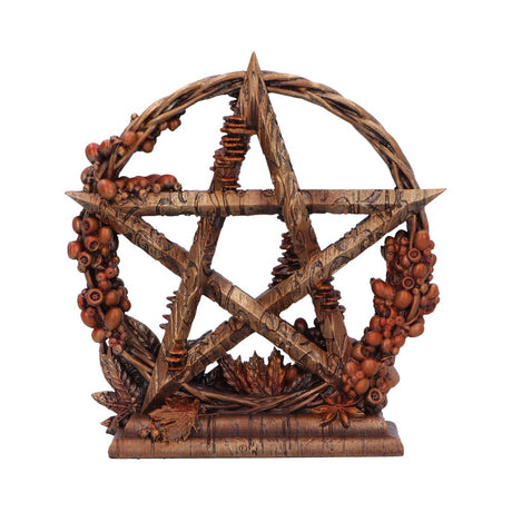 Autmnal Floral Decorative Pentagram Ornament - Figures & Collectables at Gift Moments