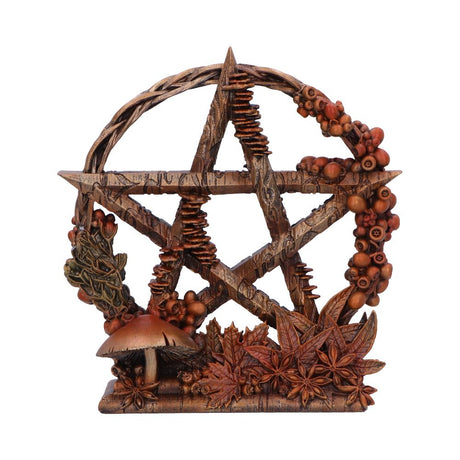 Autmnal Floral Decorative Pentagram Ornament Default Title - Figures & Collectables at Gift Moments