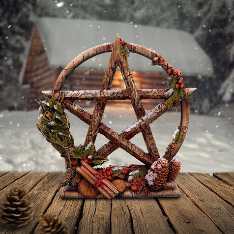 Winter Decorative Pentagram Ornament - Figures & Collectables at Gift Moments