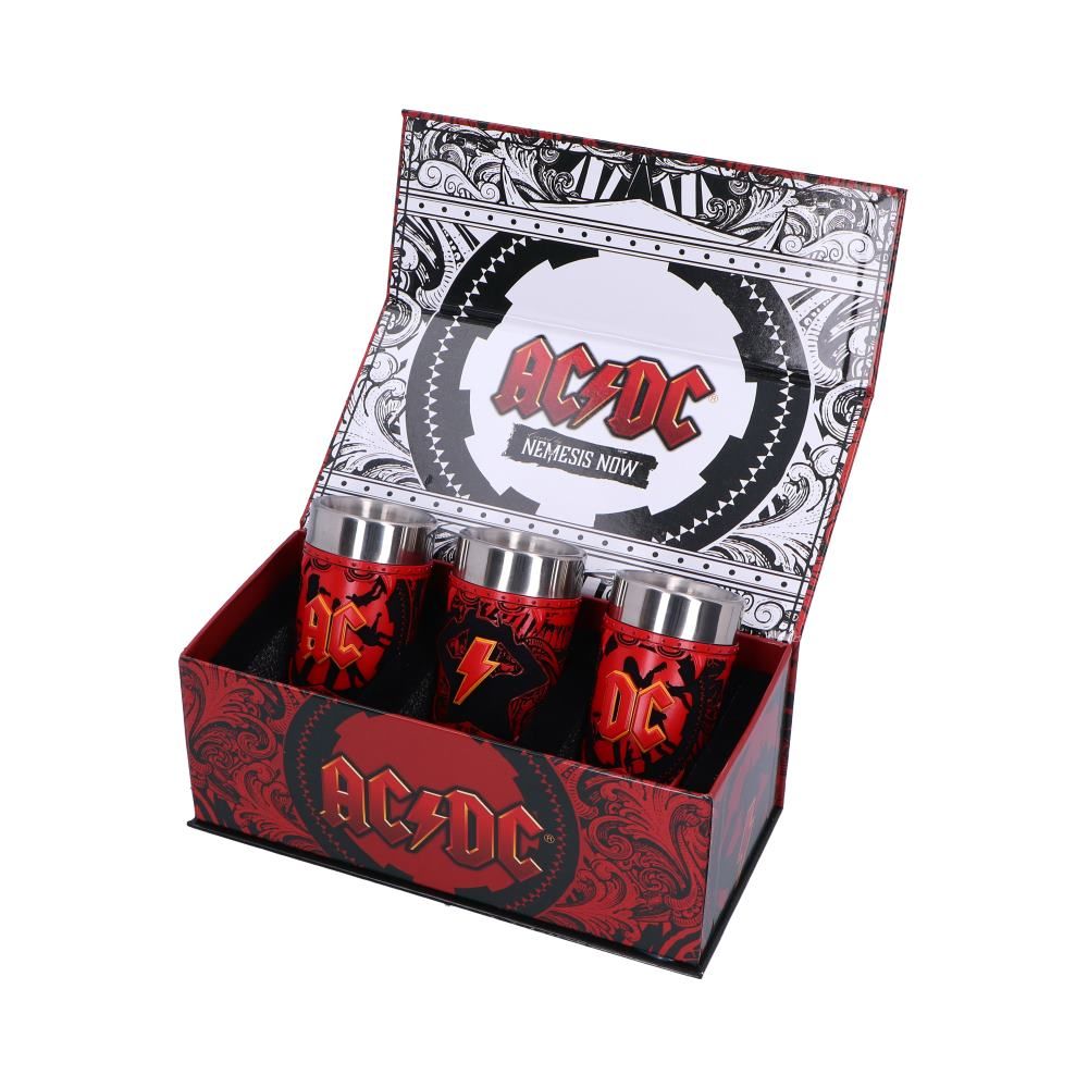 AC/DC Logo Shot Glass Set of 3: 3 - Shot Glasses By AC/DC