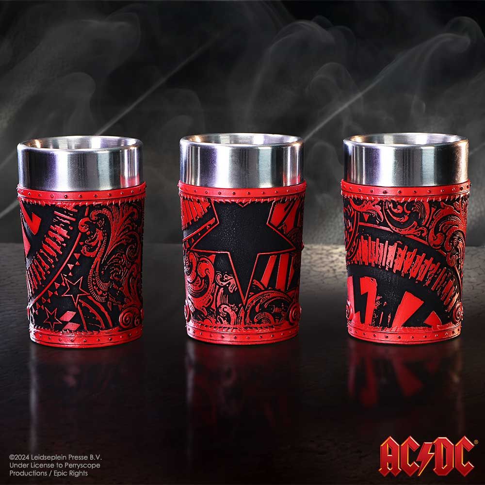 AC/DC Logo Shot Glass Set of 3: 2 - Shot Glasses By AC/DC